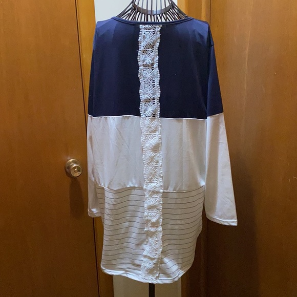 Navy and White Tunic - Picture 3 of 3
